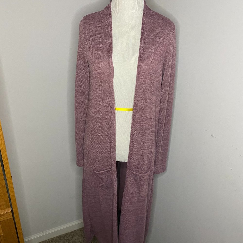 NWT Agnes & Dora Mauve Long Sleeve Duster